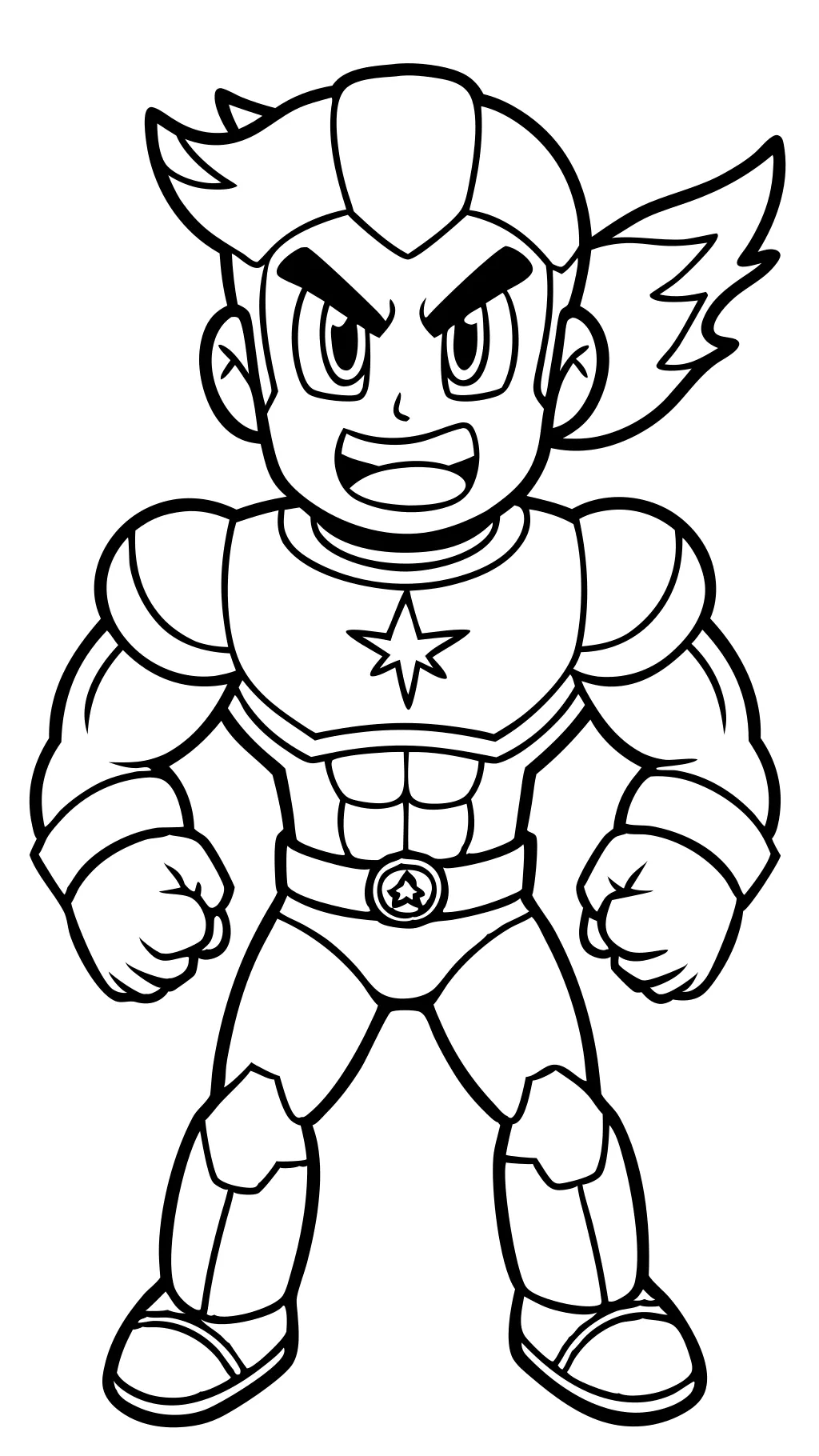 surge brawl stars coloring page